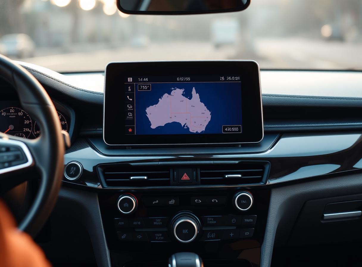 Coastal GT infotainment screen