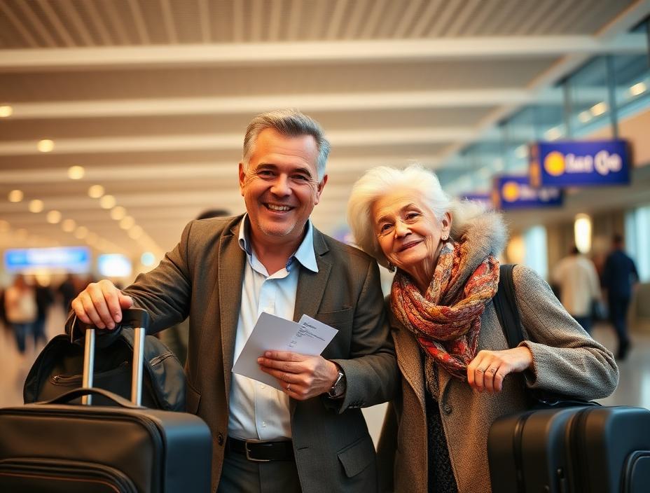 Eli pointing at a sign congratulating the winner